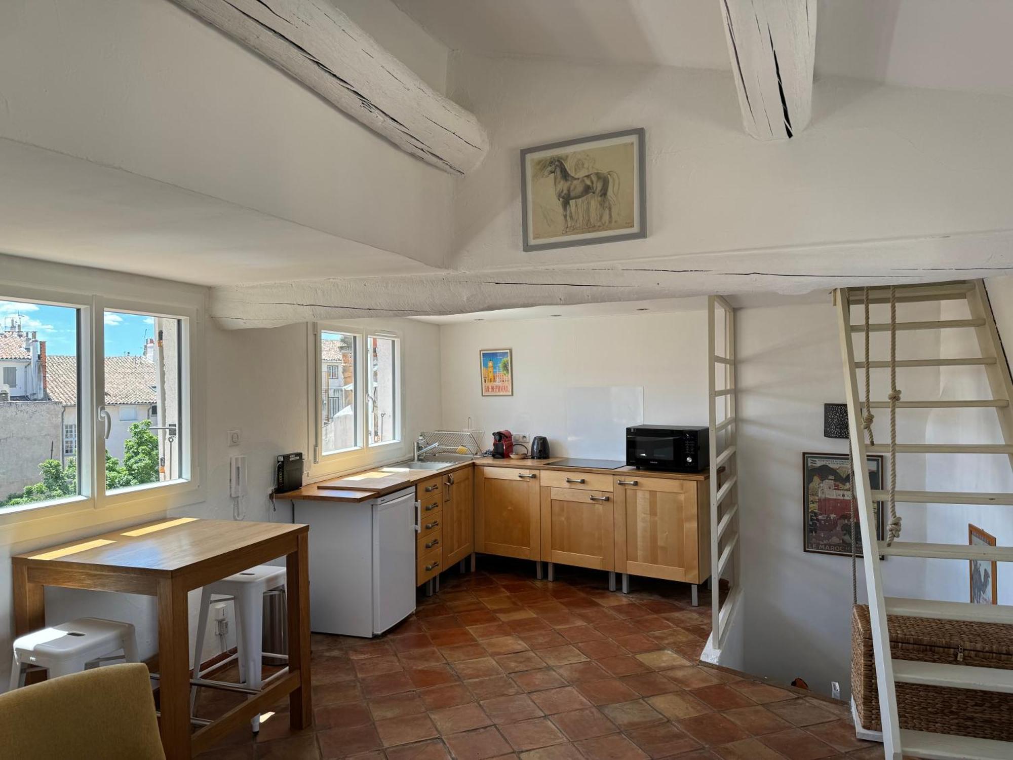 엑상프로방스 2 Pieces Climatise En Duplex Avec Terrasse 아파트 외부 사진